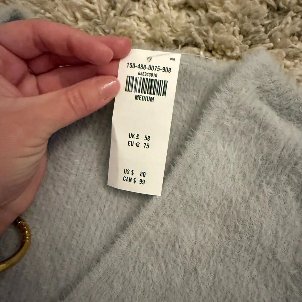 Abercrombie & Fitch Light Gray Cardigan - Picture 2 of 2